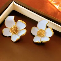 1 Pair Elegant Retro Geometric Alloy Tiger Eye Rhinestones Ear Studs sku image 26