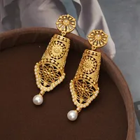 1 Pair Elegant Retro Geometric Alloy Tiger Eye Rhinestones Ear Studs sku image 14