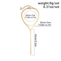 Copper Exaggerated Simple Style Lines Tassel Pendant Necklace main image 5