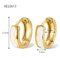 1 Pair 925 Sterling Silver Circle Round Hoop Earrings main image 6