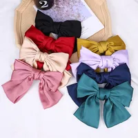 Women's Fairy Style Elegant Bow Knot Silk Hair Clip main image 1