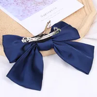 Women's Fairy Style Elegant Bow Knot Silk Hair Clip main image 2