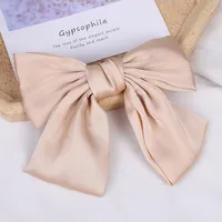 Women's Fairy Style Elegant Bow Knot Silk Hair Clip sku image 11