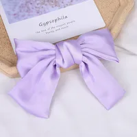 Women's Fairy Style Elegant Bow Knot Silk Hair Clip sku image 4