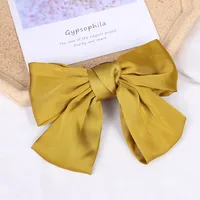 Women's Fairy Style Elegant Bow Knot Silk Hair Clip sku image 6