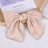 Women's Fairy Style Elegant Bow Knot Silk Hair Clip sku image 7