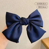 Women's Fairy Style Elegant Bow Knot Silk Hair Clip sku image 17