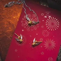 1 Pair White Gold Plated Gold Plated 925 Sterling Silver Animal Drop Earrings main image 5