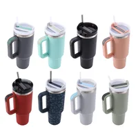 Cute Solid Color Stainless Steel Water Bottles 1 Piece main image 2