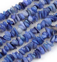 Semi-finished Natural Crystal Jade Loose Irregular Gravel Demagnetizing Stone Beaded sku image 1