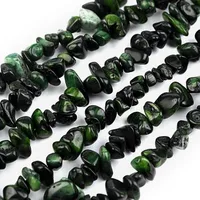 Semi-finished Natural Crystal Jade Loose Irregular Gravel Demagnetizing Stone Beaded sku image 15