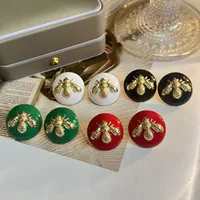 1 Pair Vintage Style Bee Plating Zinc Alloy Ear Studs main image 1