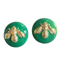 1 Pair Vintage Style Bee Plating Zinc Alloy Ear Studs main image 4