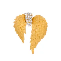 Classical Wings Zinc Alloy Inlay Rhinestones Women's Brooches main image 5