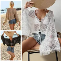 Women's Solid Color Simple Style Classic Style Cover Ups main image 1