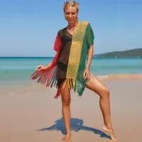 Women's Color Block Simple Style Cover Ups sku image 1