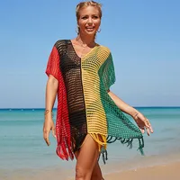 Women's Color Block Simple Style Cover Ups main image 3