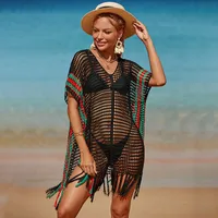 Women's Color Block Simple Style Cover Ups sku image 3