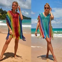 Women's Color Block Simple Style Cover Ups main image 4