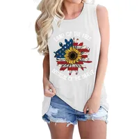Women's T-shirt Sleeveless T-Shirts Casual Solid Color sku image 2