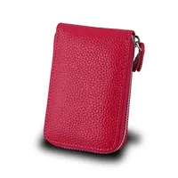 Multi-function Zipper Organ Card Holder Multi-card Card Holder Coin Purse Leather Card sku image 11