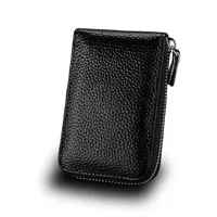 Multi-function Zipper Organ Card Holder Multi-card Card Holder Coin Purse Leather Card sku image 4