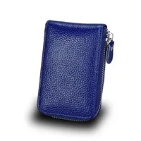 Multi-function Zipper Organ Card Holder Multi-card Card Holder Coin Purse Leather Card sku image 3