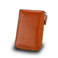 Multi-function Zipper Organ Card Holder Multi-card Card Holder Coin Purse Leather Card sku image 12