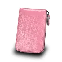 Multi-function Zipper Organ Card Holder Multi-card Card Holder Coin Purse Leather Card sku image 6