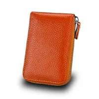 Multi-function Zipper Organ Card Holder Multi-card Card Holder Coin Purse Leather Card sku image 10