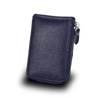Multi-function Zipper Organ Card Holder Multi-card Card Holder Coin Purse Leather Card sku image 8