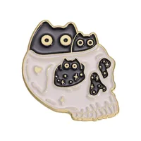Cartoon Style Cat Alloy Plating Unisex Brooches sku image 36