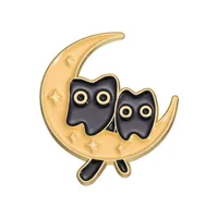 Cartoon Style Cat Alloy Plating Unisex Brooches sku image 34