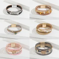 Casual Simple Style Butterfly Pu Leather Alloy Women's Bracelets main image 1