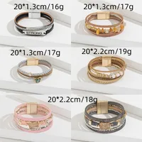 Casual Simple Style Butterfly Pu Leather Alloy Women's Bracelets main image 8