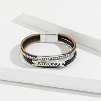 Casual Simple Style Butterfly Pu Leather Alloy Women's Bracelets main image 6