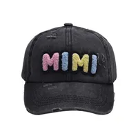 Mother&Daughter Mother&Son Simple Style Letter Embroidery Letter Embroidery Curved Eaves Baseball Cap sku image 2