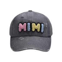 Mother&Daughter Mother&Son Simple Style Letter Embroidery Letter Embroidery Curved Eaves Baseball Cap sku image 3
