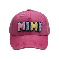 Mother&Daughter Mother&Son Simple Style Letter Embroidery Letter Embroidery Curved Eaves Baseball Cap sku image 5
