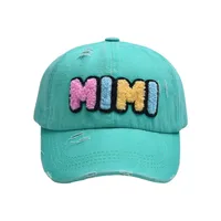 Mother&Daughter Mother&Son Simple Style Letter Embroidery Letter Embroidery Curved Eaves Baseball Cap sku image 7