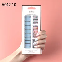 New Nail Beauty Stickers Waterproof Exam-Free 34-Finger Full Stickers Japanese Gel Flexible Stickers Non-Curling Nail Stickers main image 5