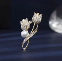 Elegant Flower Alloy Inlay Rhinestones Unisex Brooches main image 2