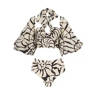 Women's Geometric One Piece Swimwear sku image 3