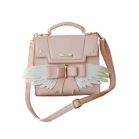 Women's Small Pu Leather Bow Knot Streetwear Magnetic Buckle Handbag sku image 1