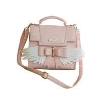 Women's Small Pu Leather Bow Knot Streetwear Magnetic Buckle Handbag main image 4