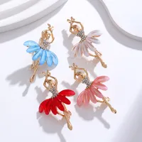 IG Style Human Leaf Flower Alloy Inlay Rhinestones Unisex Brooches main image 8
