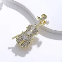 IG Style Human Leaf Flower Alloy Inlay Rhinestones Unisex Brooches main image 6