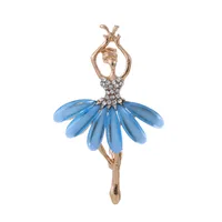 IG Style Human Leaf Flower Alloy Inlay Rhinestones Unisex Brooches sku image 4