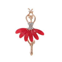 IG Style Human Leaf Flower Alloy Inlay Rhinestones Unisex Brooches sku image 5
