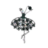 IG Style Human Leaf Flower Alloy Inlay Rhinestones Unisex Brooches sku image 8